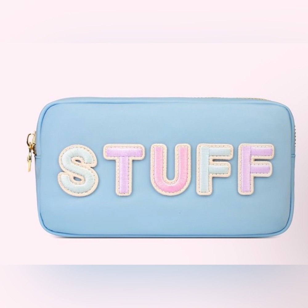 Stoney Clover Lane STUFF Small Pouch in Periwinkle